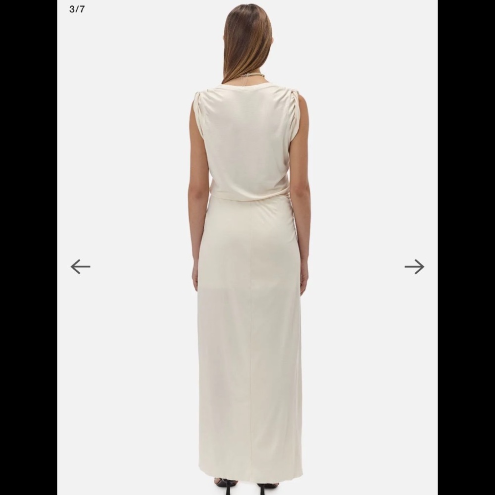 John elliot high twist cotton maxi wrap dress M - Picture 9 of 12